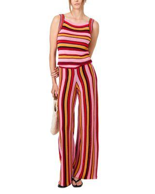 Motley Knit Sleeveless Top & Flare Pants by FRENCH CONNECTION