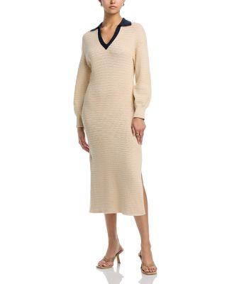Mozart Contrast Texture Knit Maxi Dress by FRENCH CONNECTION