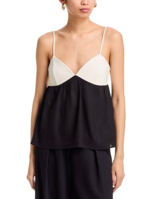 Phoebe Combo Alicia Strappy Top by FRENCH CONNECTION