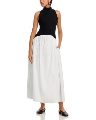 Ponte Mixed Media Maxi Dress by FRENCH CONNECTION