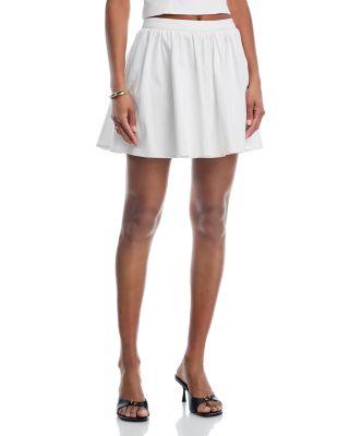 Sateen Weave Flare Mini Skirt by FRENCH CONNECTION