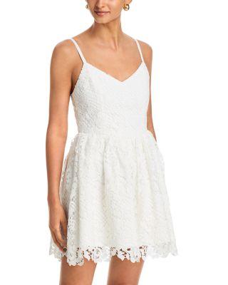 Structured Lace Ballerina Mini Dress by FRENCH CONNECTION