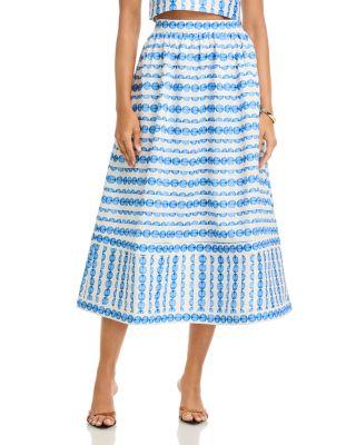 Structured Taffeta Midi Skirt by FRENCH CONNECTION