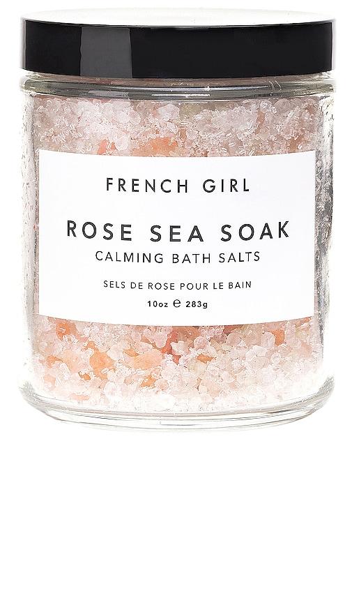 French Girl Rose Sea Soak Calming Bath Salts in Rose & Ylang by FRENCH GIRL