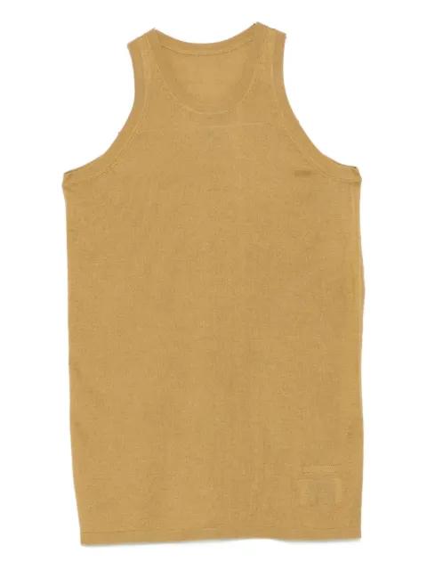 knitted racer-neck top by FRENCKENBERGER