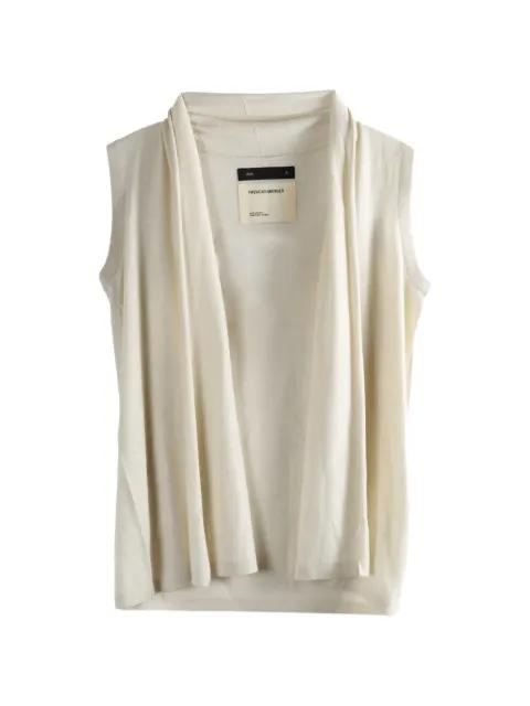 shawl-neck T-shirt by FRENCKENBERGER