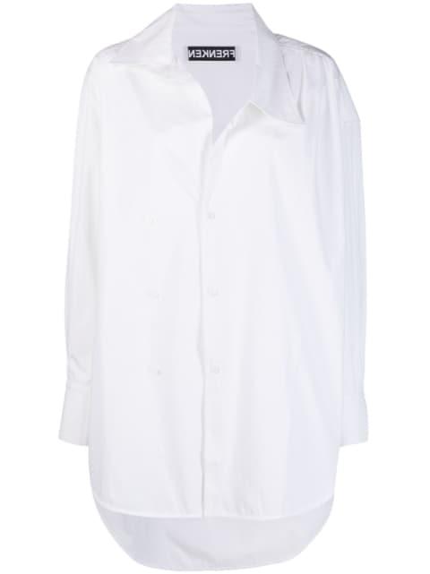 double-breasted cotton shirt by FRENKEN