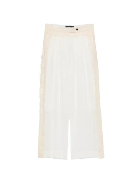 gathered-detail palazzo pants by FRENKEN