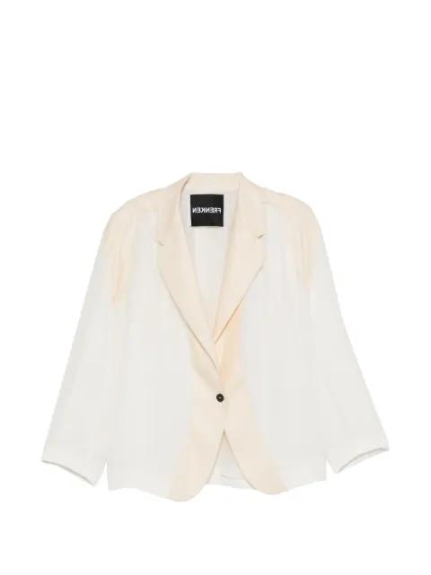 notched-lapel blazer by FRENKEN