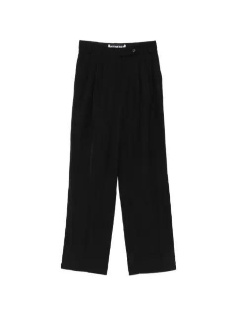 pleated straight-leg trousers by FRENKEN