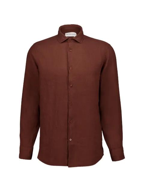 Antonio long-sleeve linen shirt by FRESCOBOL CARIOCA