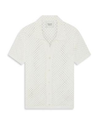 Carioca Pinto Crochet Cardigan Shirt by FRESCOBOL CARIOCA
