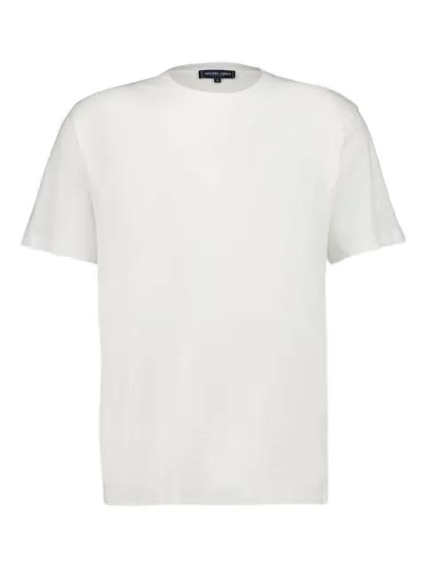 Dinis cotton-linen blend crew-neck T-shirt by FRESCOBOL CARIOCA