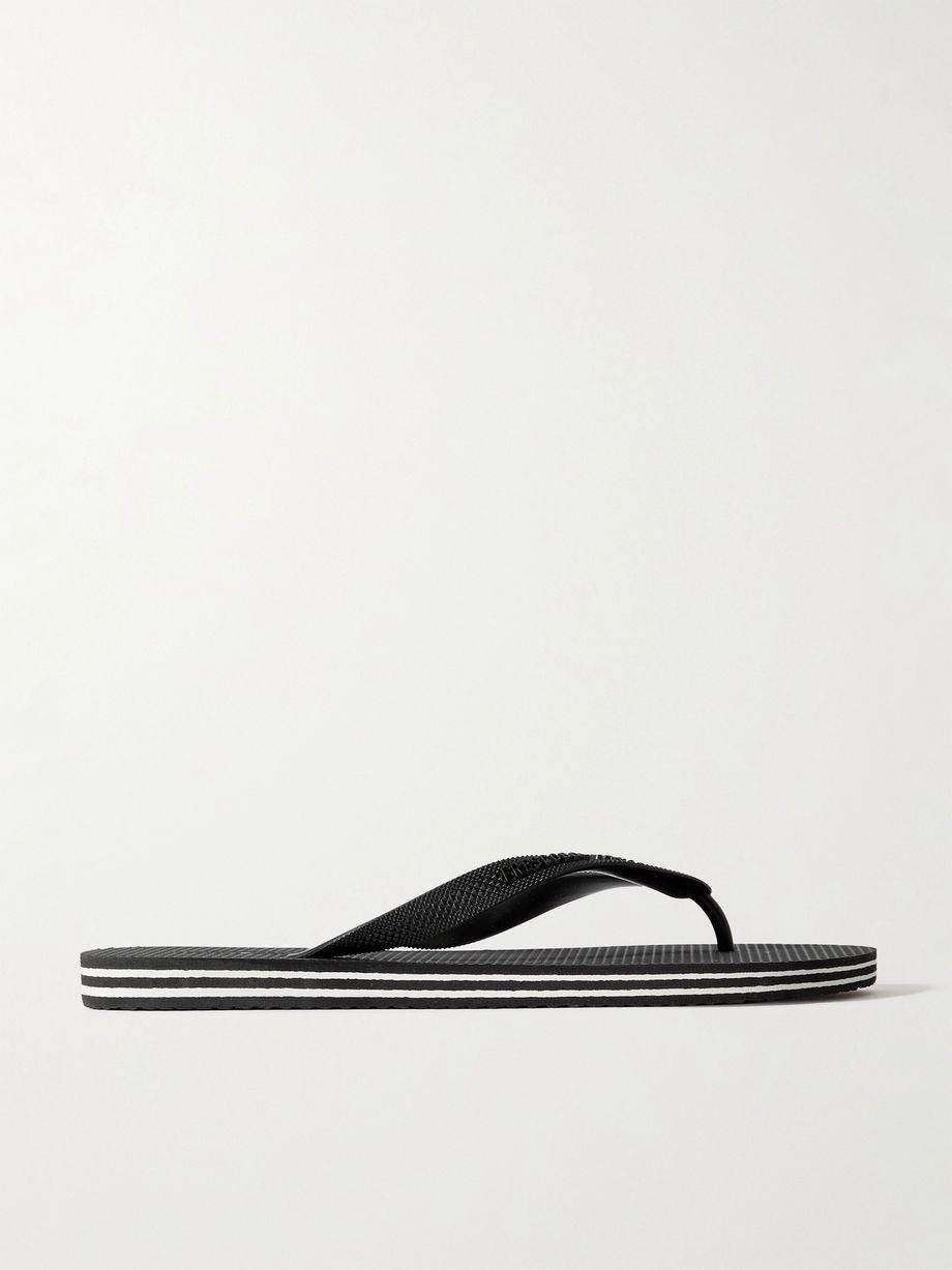 Fabio Logo-Embossed Rubber Flip Flops by FRESCOBOL CARIOCA Fabio Logo-Embossed Rubber Flip Flops by FRESCOBOL CARIOCA