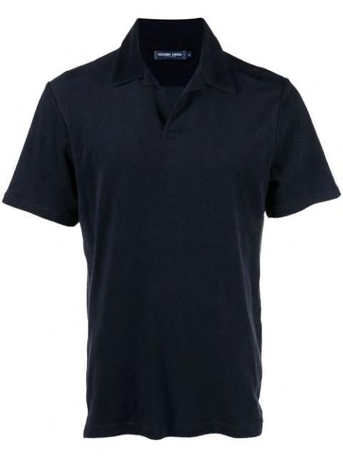 Faustino Terry buttonless polo shirt by FRESCOBOL CARIOCA
