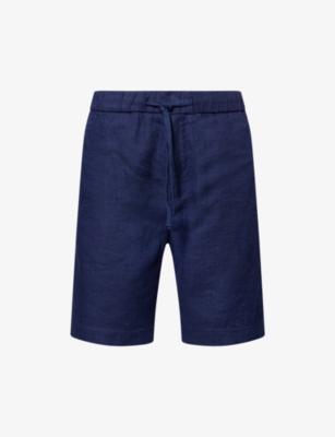 Felipe elasticated-waist linen and cotton-blend shorts by FRESCOBOL CARIOCA
