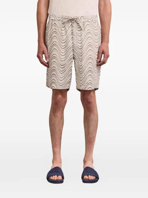 Felipe wavy-print shorts by FRESCOBOL CARIOCA