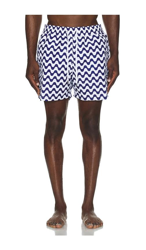 Frescobol Carioca Copacabana Sport Swim Shorts in Blue by FRESCOBOL CARIOCA