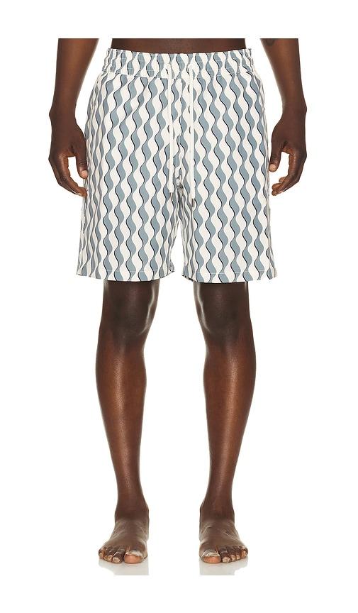 Frescobol Carioca Santos Swim Short in White by FRESCOBOL CARIOCA