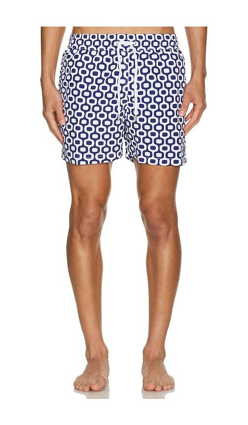 Frescobol Carioca Sport Ipanema Swim Short in Navy by FRESCOBOL CARIOCA