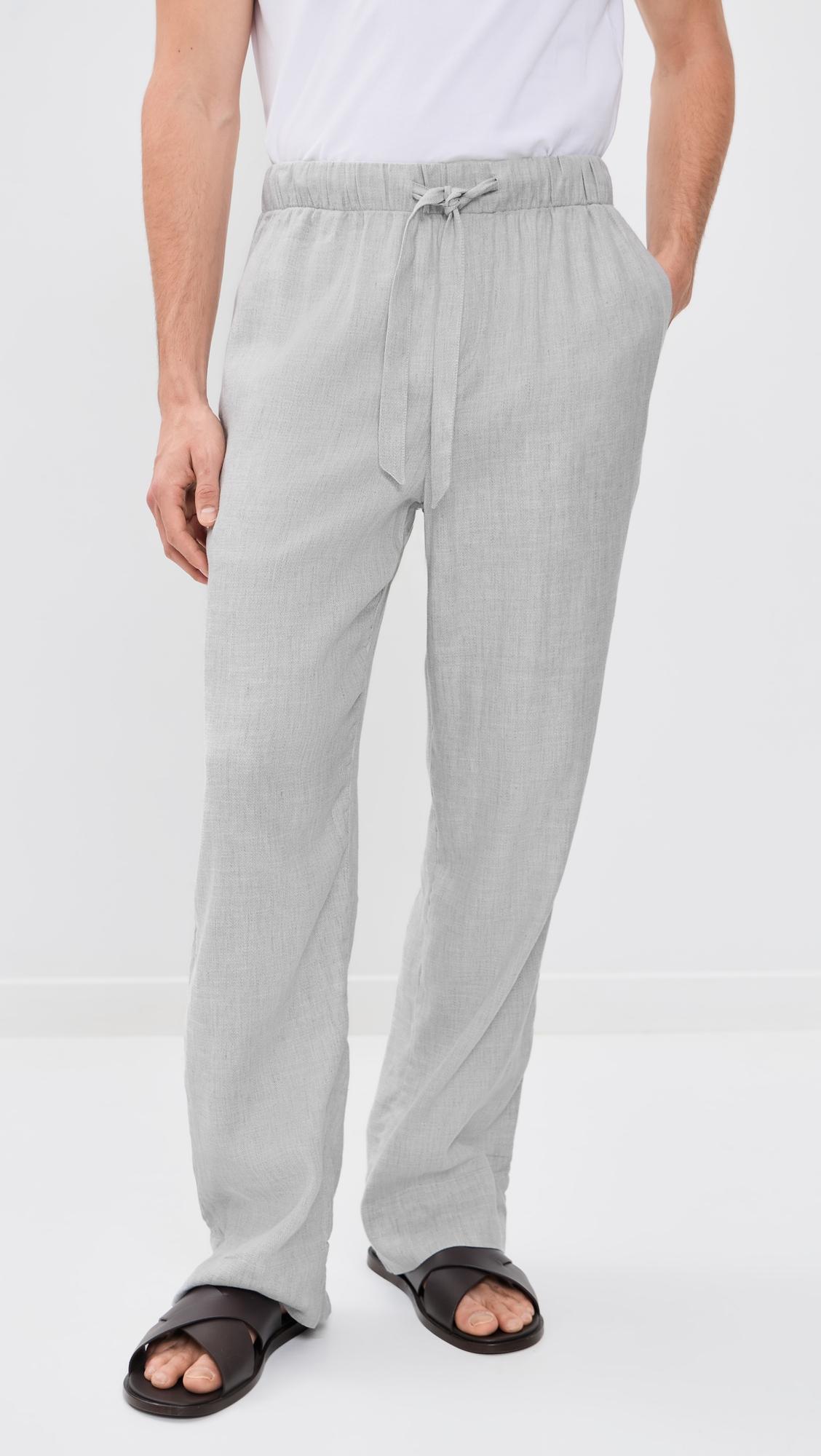 Luan Linen Blend Relaxed Lounge Pants by FRESCOBOL CARIOCA