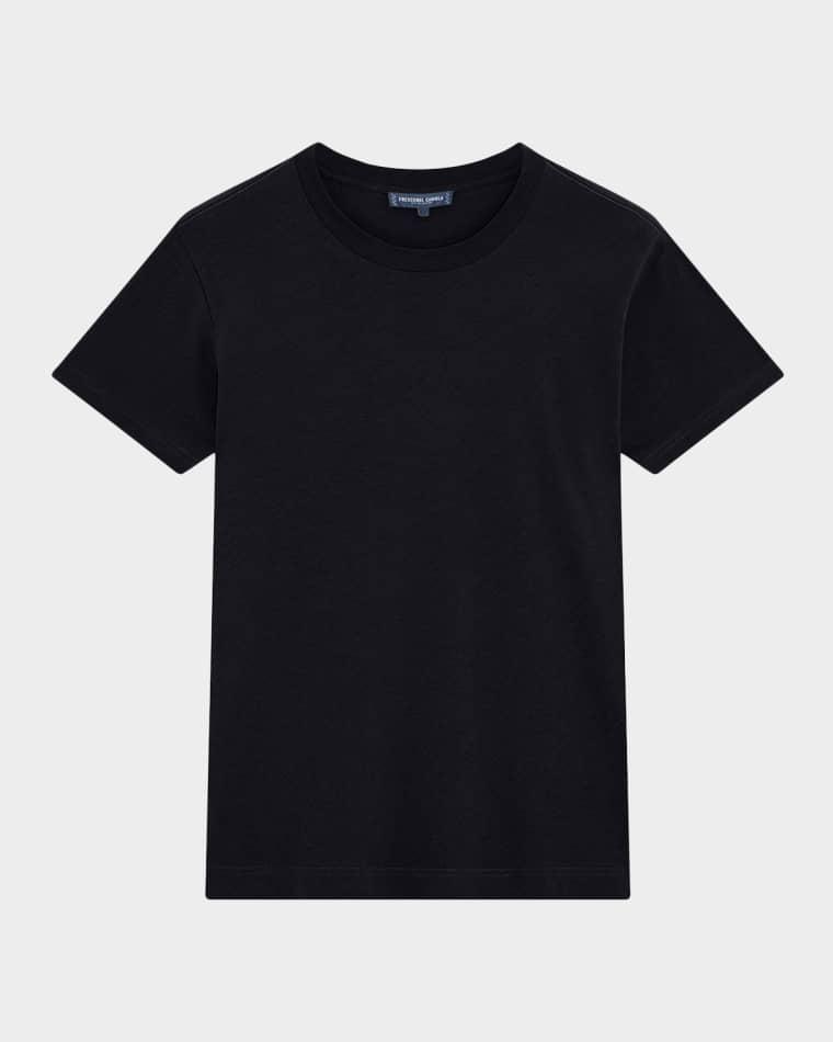 Men's Dinis Cotton and Linen Crewneck T-Shirt by FRESCOBOL CARIOCA