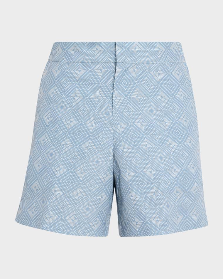 Men's Porto Classic Angra Maderia Swim Trunks by FRESCOBOL CARIOCA