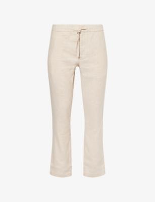 Oscar Straight-Leg Cotton-Linen Chino Trousers by FRESCOBOL CARIOCA Oscar Straight-Leg Cotton-Linen Chino Trousers by FRESCOBOL CARIOCA