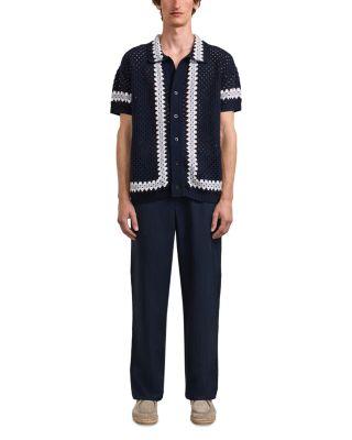 Pinto Cotton Short Sleeve Crochet Cardigan by FRESCOBOL CARIOCA Pinto Cotton Short Sleeve Crochet Cardigan by FRESCOBOL CARIOCA