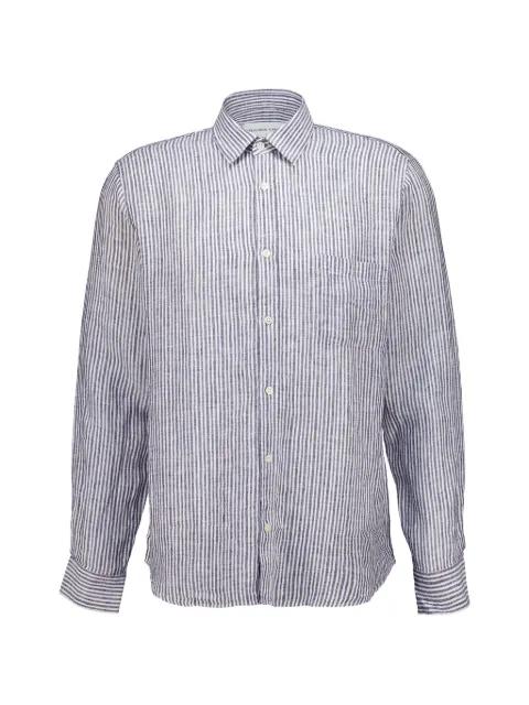 Telles striped linen shirt by FRESCOBOL CARIOCA