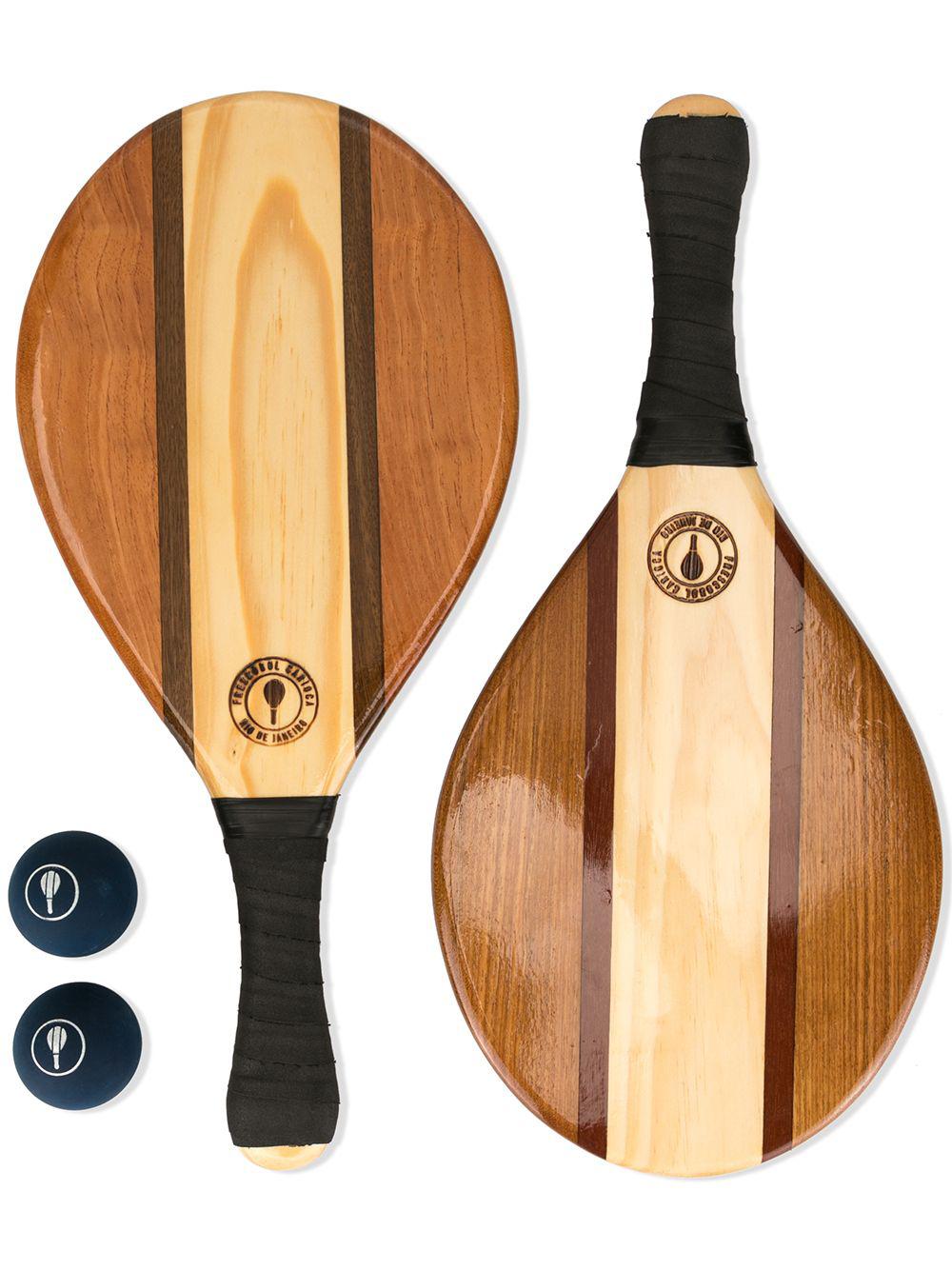 Trancoso beach bat set by FRESCOBOL CARIOCA