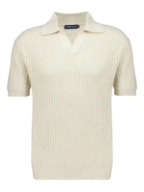 chain-stitch polo shirt by FRESCOBOL CARIOCA