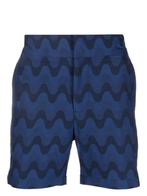 tailored jacquard Copacabana swim shorts by FRESCOBOL CARIOCA