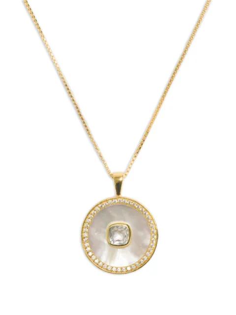 April topaz mother-of-pearl necklace by FREYA ROSE