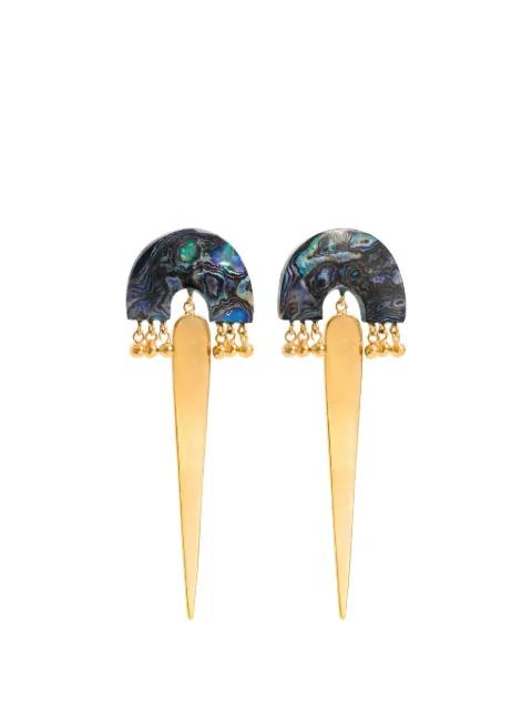 Maya drop earrings by FREYA ROSE