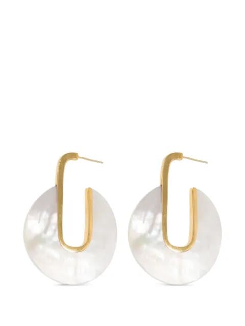 Warrioress round-shape earrings by FREYA ROSE