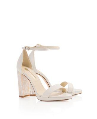 Women's Dove Ankle Strap Pearl Heel Sandal by FREYA ROSE