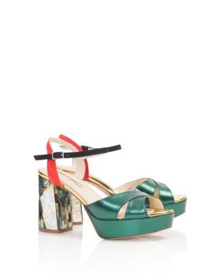 Women's Kami Ankle Strap Pearl Heel Sandal by FREYA ROSE