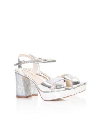 Women's Nova Ankle Strap Pearl Heel Sandal by FREYA ROSE