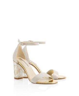 Women's Rozu Ankle Strap Pearl Heel Sandal by FREYA ROSE