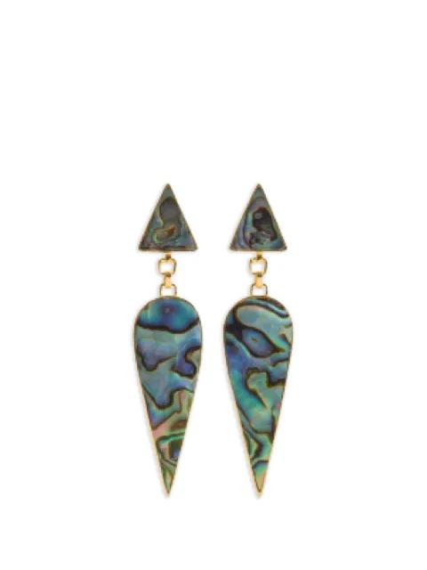 arrow-design earrings by FREYA ROSE