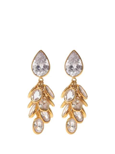 crystal petite drops earrings by FREYA ROSE