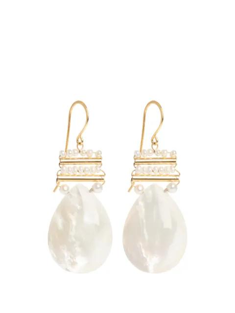 drop-design earrings by FREYA ROSE