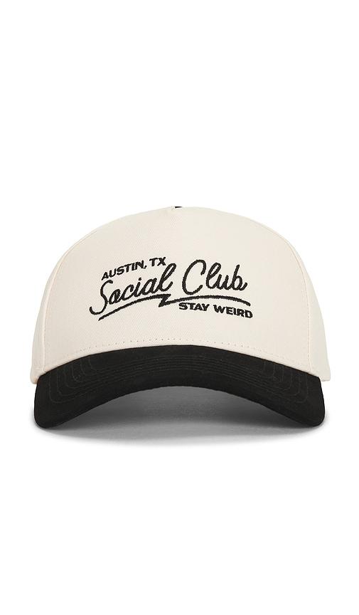 Friday Feelin Austin Texas Social Club Hat in Cream by FRIDAY FEELIN