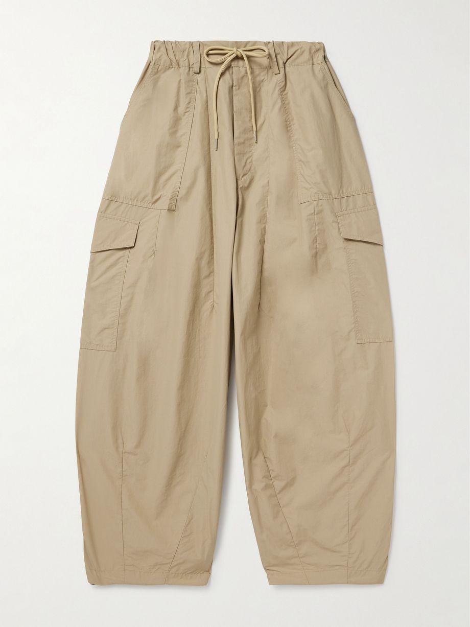 Balloon Barrel-Leg Cotton-Twill Drawstring Trousers by FRIZMWORKS Balloon Barrel-Leg Cotton-Twill Drawstring Trousers by FRIZMWORKS