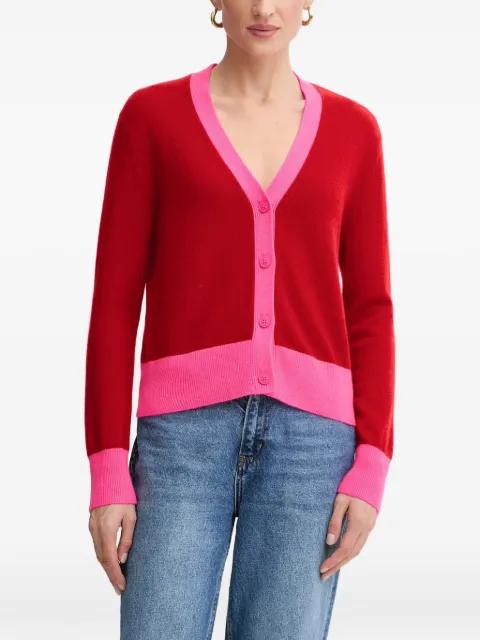 V-neck button cardigan by FROM FUTURE
