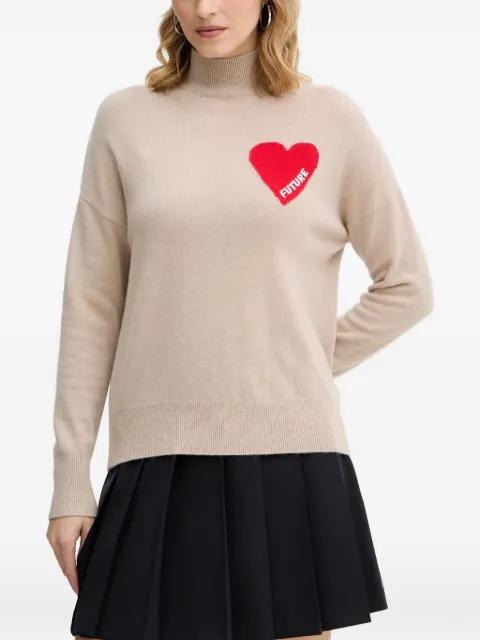 heart high-neck sweater by FROM FUTURE