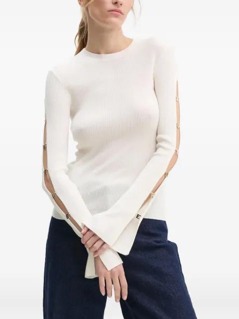slit-sleeve sweater by FROM FUTURE