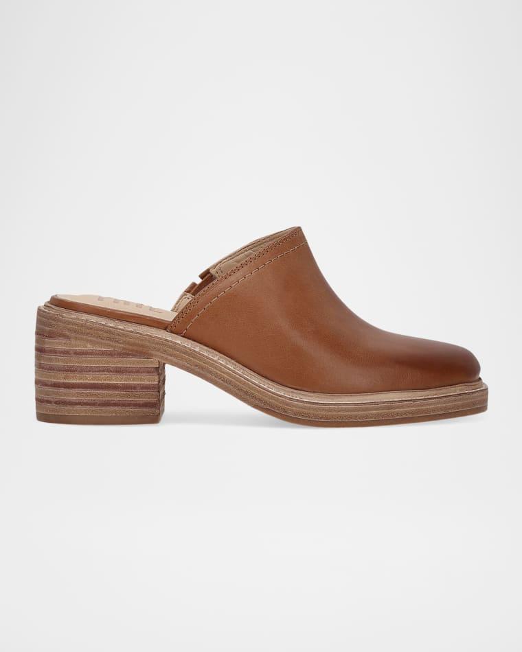 65mm Kate Leather Mules by FRYE