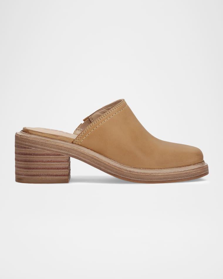 65mm Kate Oiled Leather Mules by FRYE